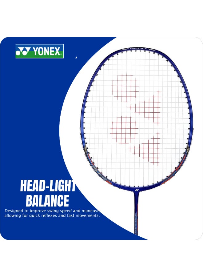 يونيكس مضرب تنس الريشة YONEX NANORAY 72 خفيف | 5U G4 | نانومتري | إكس-فوليرين | إطار AERO+ Box | متساوي القياس | قلب ذو ملمس صلب | وصلة T مدمجة جديدة | مع غطاء كامل - Image 5